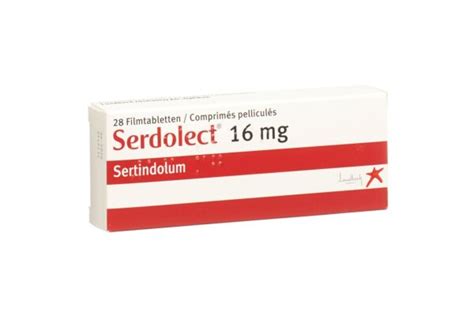 Serdolect 16 Mg 28 Film Tablet