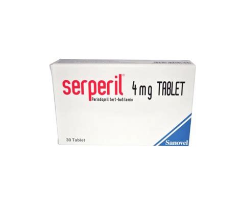 Serperil 4 Mg 30 Tablet Fiyatı