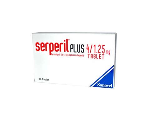 Serperil Plus 4/1.25 30 Tablet Fiyatı