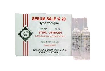 Serum Sale %20 10 Ml 100 Ampul