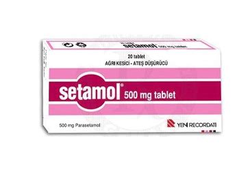 Setamol 500 Mg 20 Tablet