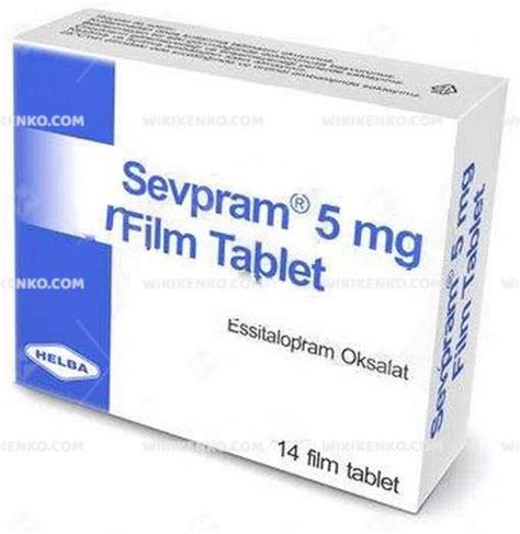 Sevpram 5 Mg 56 Film Tablet Fiyatı