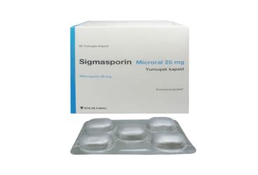 Sigmasporin Microral 25 Mg 50 Yumusak Kapsul