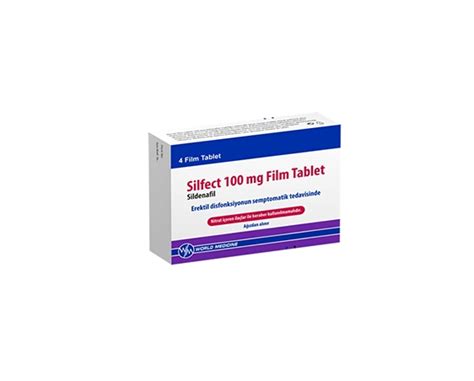 Silfect 100 Mg Film Kapli Tablet (4 Tablet)