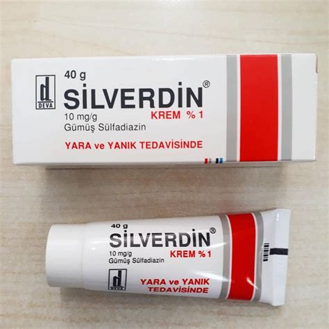 Silverdin % 1 40 Gr Krem