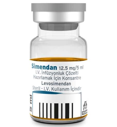 Simendan 12.5 Mg/5 Ml I.v. Infuzyonluk Cozelti Hazirlamak Icin Konsantre