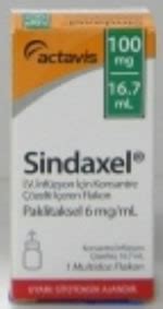 Sindaxel 100 Mg/16,7 Ml Iv Inf. Icin Konsantre Coz. Iceren Flakon
