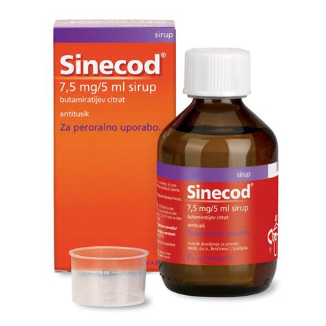 Sinecod 7,5 Mg 100 Ml Surup