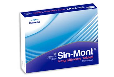 Sinmont 4 Mg 28 Cigneme Tableti Fiyatı