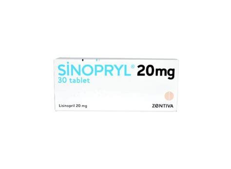 Sinopryl 20 Mg 30 Tablet