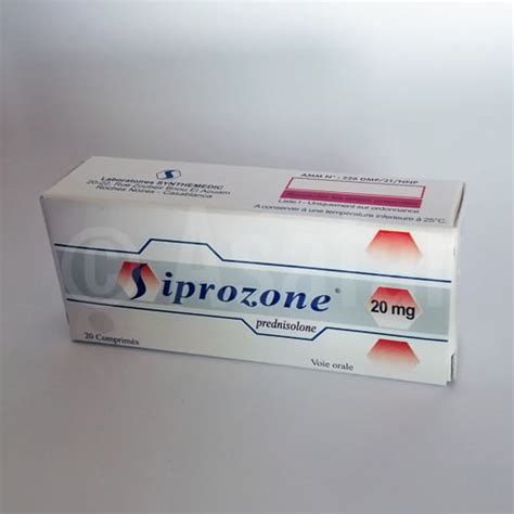 Siprozone 500 Mg/500 Mg 20 Film Tablet