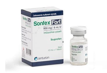 Sonfex Fort 800 Mg / 8 Ml I.v .infuzyonluk Cozelti (1 Flakon)