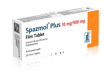 Spazmol Plus 10 Mg/500 Mg Film Tablet (20 Tablet) Fiyatı