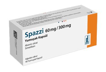 Spazzi 60 Mg/300 Mg Yumusak Kapsul (40 Kapsul)