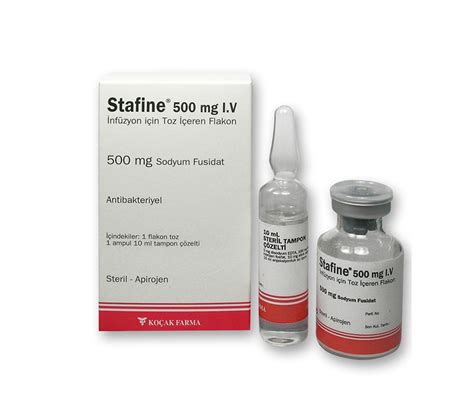 Stafine 500 Mg Iv Infuzyon Icin Toz Ve Cozucu Iceren Flakon