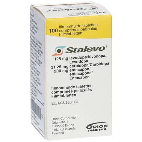 Stalevo 125/31,25/200 Mg 100 Film Kapli Tablet