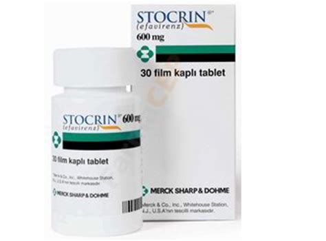 Stocrin 600 Mg 30 Film Tablet