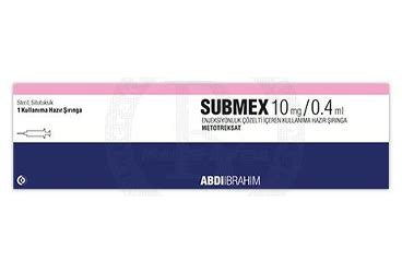 Submex 10 Mg/0.4 Ml Enjeksiyonluk Cozelti Iceren Kullanima Hazir Siringa (1 Siringa)