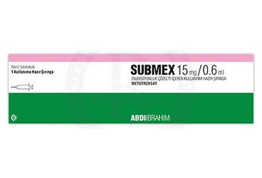 Submex 15 Mg/0.6 Ml Enjeksiyonluk Cozelti Iceren Kullanima Hazir Siringa (1 Siringa)