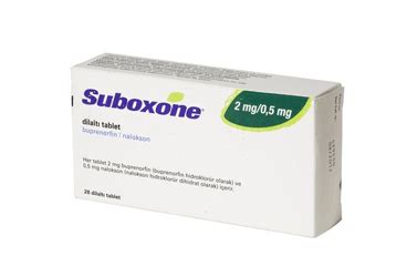Suboxone 2 Mg/0,5 Mg 28 Dilalti Tablet