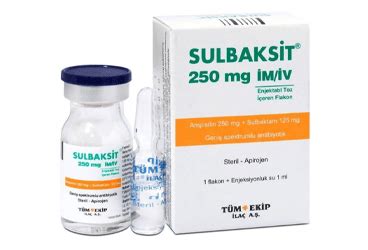 Sulbaksit Im/iv 250 Mg 1 Flakon