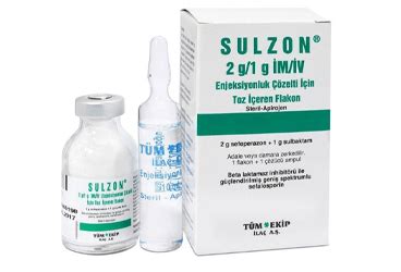 Sulzon 2 Gr Im/iv Enjeksiyonluk Toz Iceren Flakon Fiyatı
