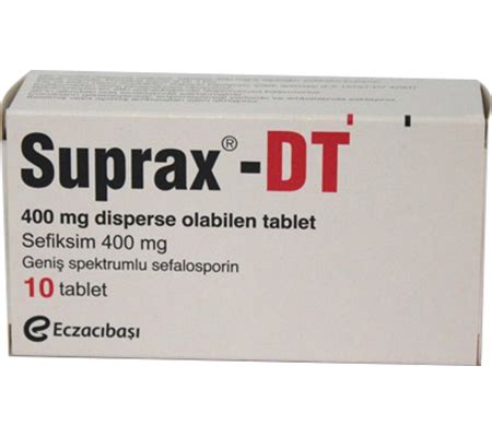 Suprax 400 Mg 10 Film Tablet