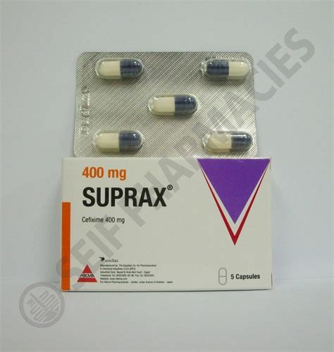 Suprax 400 Mg 5 Film Tablet