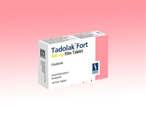 Tadolak Fort 400 Mg 14 Film Tablet
