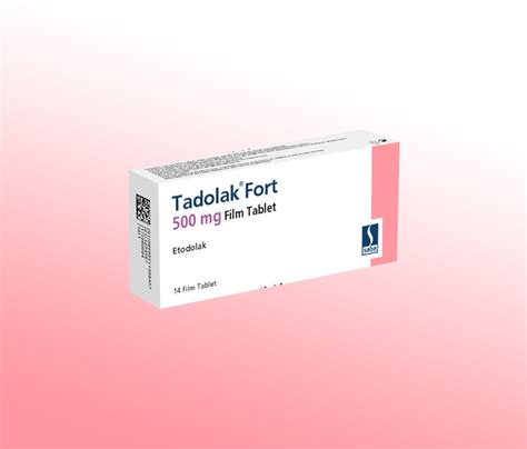 Tadolak Fort 500 Mg 14 Film Tablet