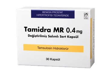 Tamsumax Mr 0,4 Mg Degistirilmis Salimli 30 Sert Kapsul