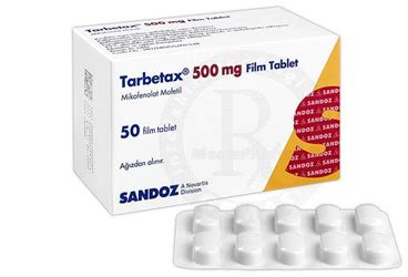 Tarbetax 500 Mg 50 Film Tablet