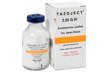 Tazocin Ef 2,25 G Iv Infuzyon Liyofilize Toz Iceren Flakon
