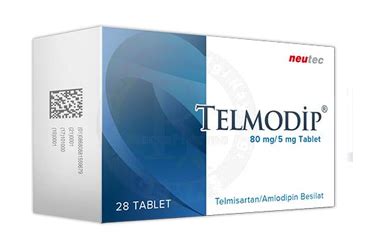 Telmodip 80 Mg/5 Mg 28 Tablet