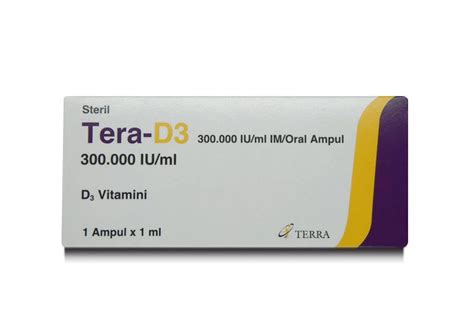 Tera-d3 300.000 Iu/ml Im/oral Ampul (1 Adet) Fiyatı