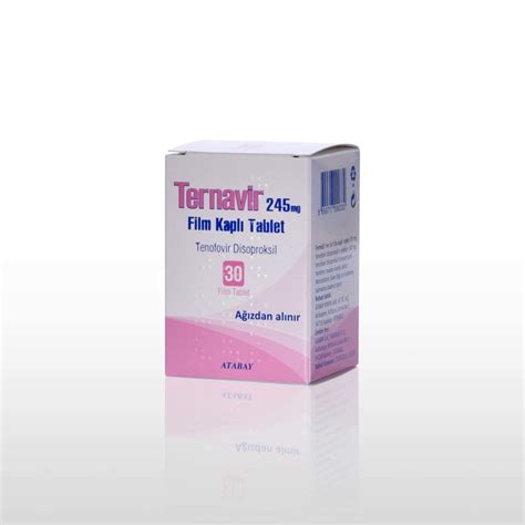Ternavir 245 Mg 30 Film Kapli Tablet