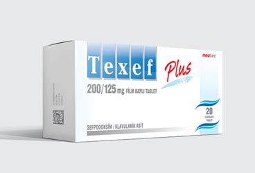 Texef Plus 200/125 Mg 20 Film Kapli Tablet