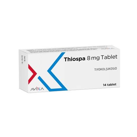 Thiospa 8 Mg 14 Tablet Fiyatı