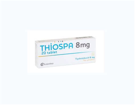 Thiospa 8 Mg 20 Tablet Fiyatı
