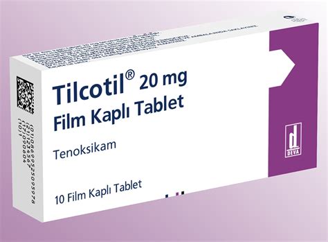 Tilcotil 20 Mg 10 Film Kapli Tablet Fiyatı