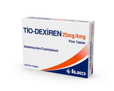 Tio-dexiren 25 Mg/4 Mg 20 Film Tablet