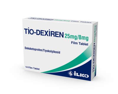 Tio-dexiren 25 Mg/8 Mg 14 Film Tablet Fiyatı