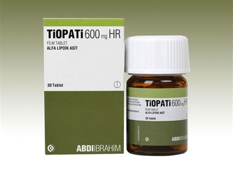 Tiopati 600 Mg 30 Film Tablet Fiyatı