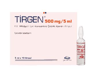 Tirgen 500 Mg/5 Ml Iv Infuzyonluk Konsantre Cozelti