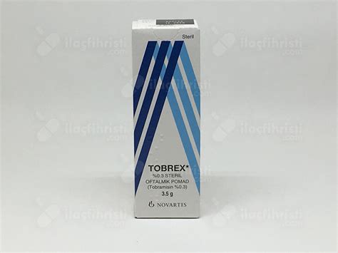 Tobrex %0,3 Steril Oftalmik Pomad
