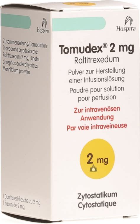 Tomudex 2 Mg 1 Flakon