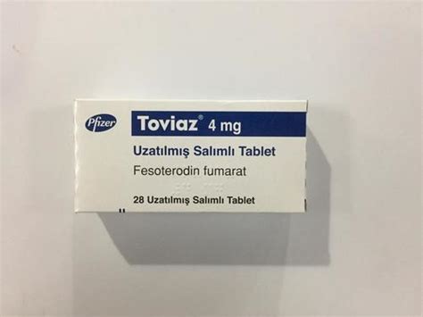 Toviaz 4 Mg 28 Uzatilmis Salimli Tablet