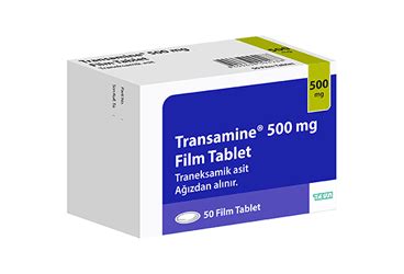 Transamine 500 Mg 50 Film Tablet Fiyatı