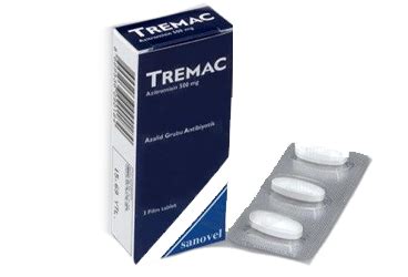 Tremac 500 Mg 3 Film Tablet Fiyatı