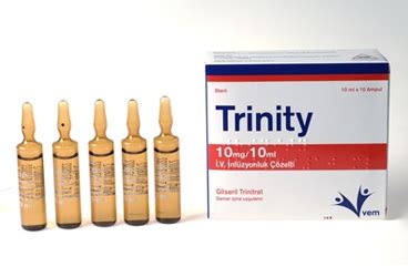Trinity 10 Mg/ 10 Ml I.v, Infuzyonluk Cozelti (10 Ampul)